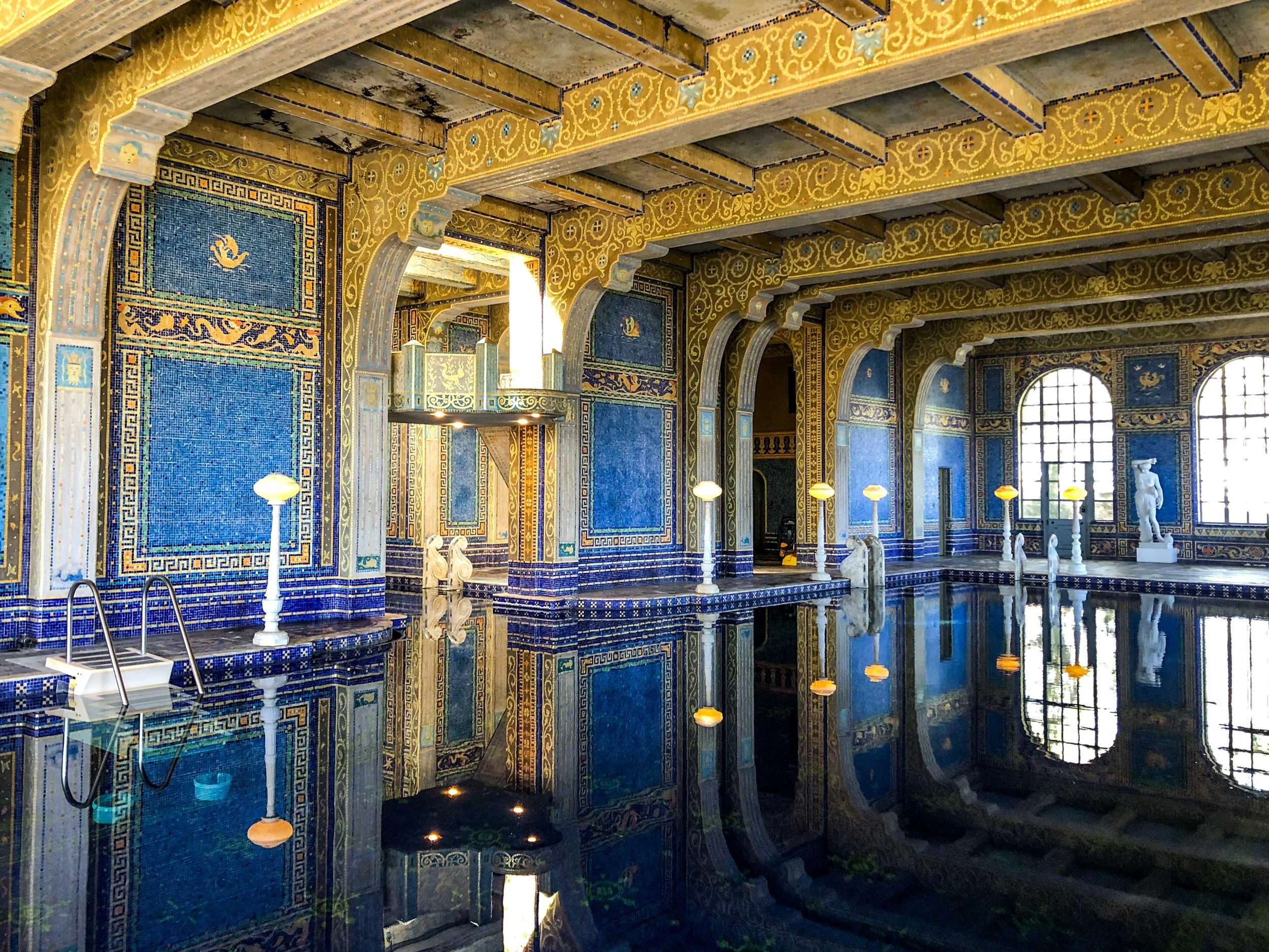 Indoor Roman pool.