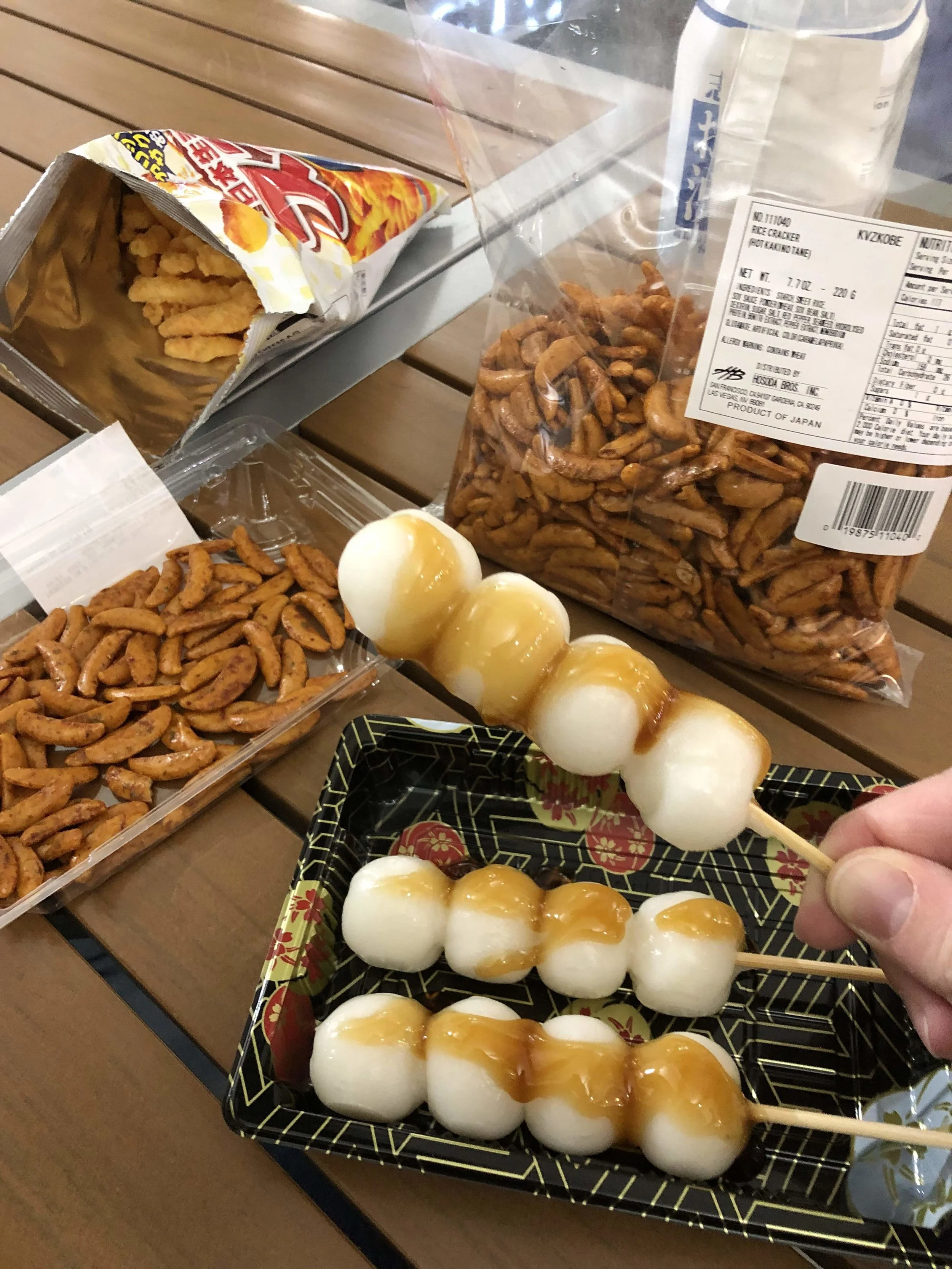 A few snacks we picked up while waiting for ramen.