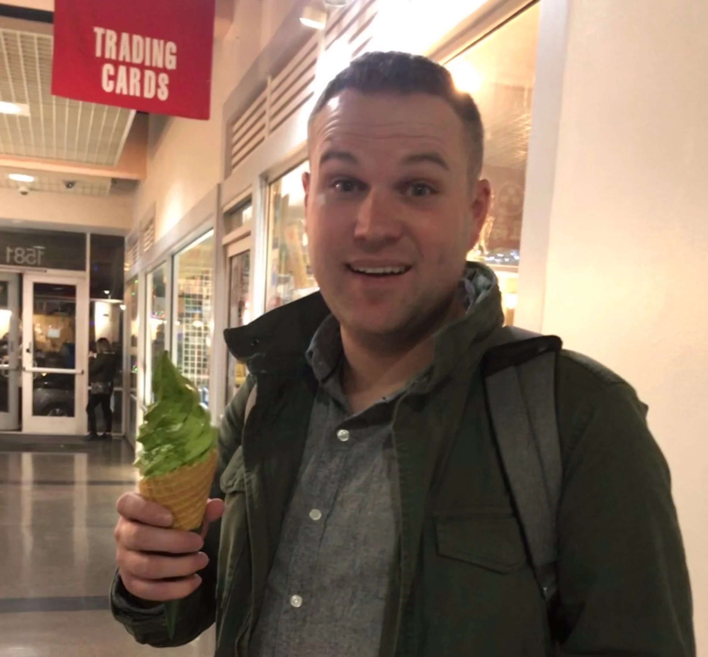 Kenan hated the matcha ice cream but I thought it was good.