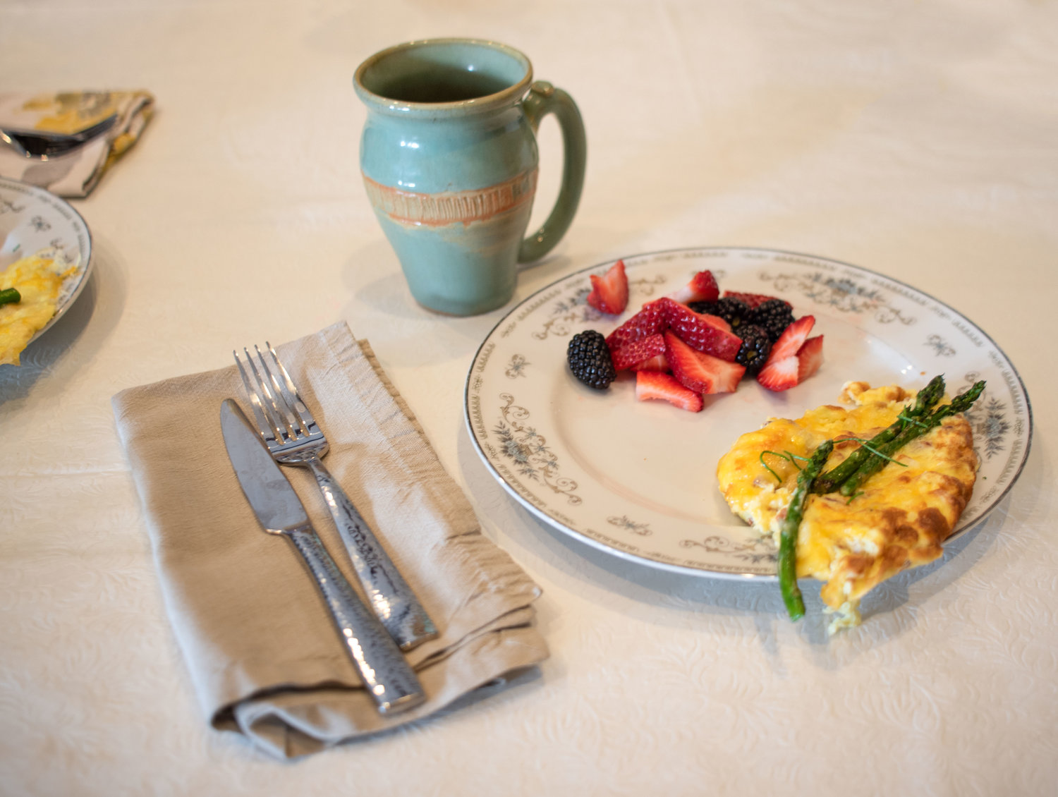 Tonya made us a delicious breakfast.