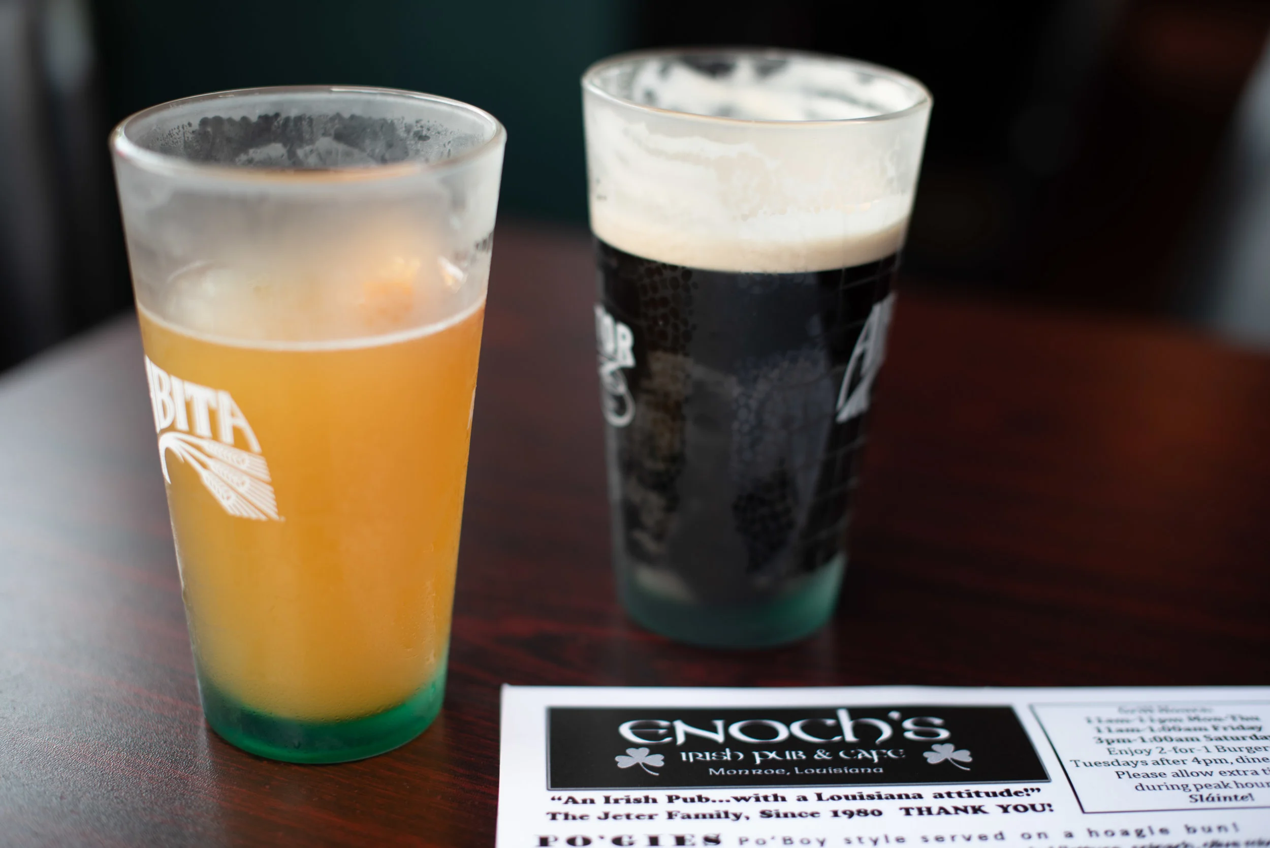 Don’t forget to order a Guinness.