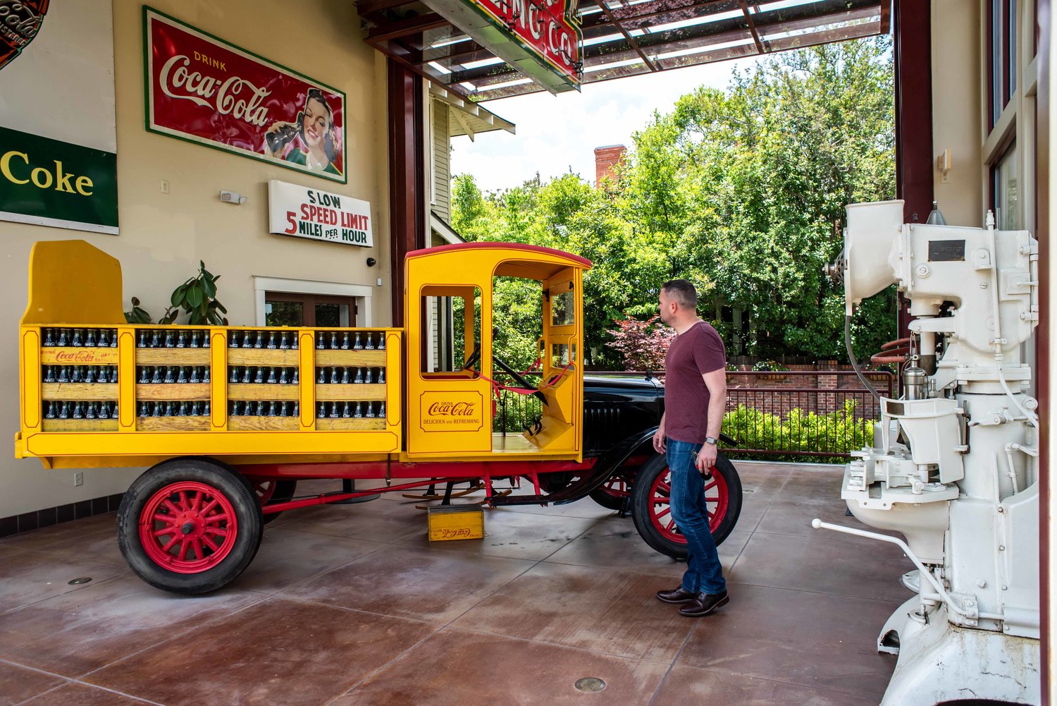 Coke delivery truck.