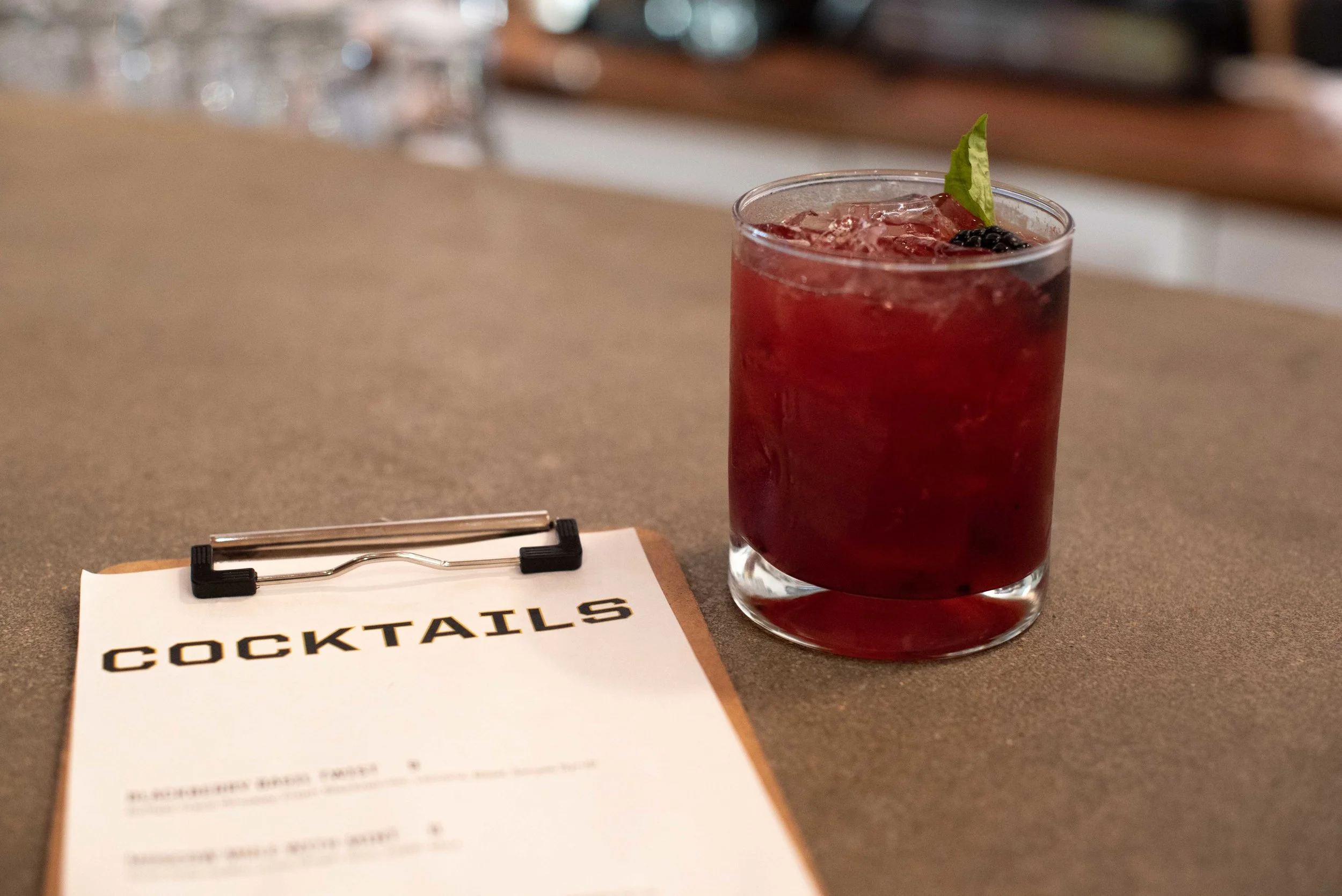 But they make delicious cocktails like the Blackberry Basil Twist…