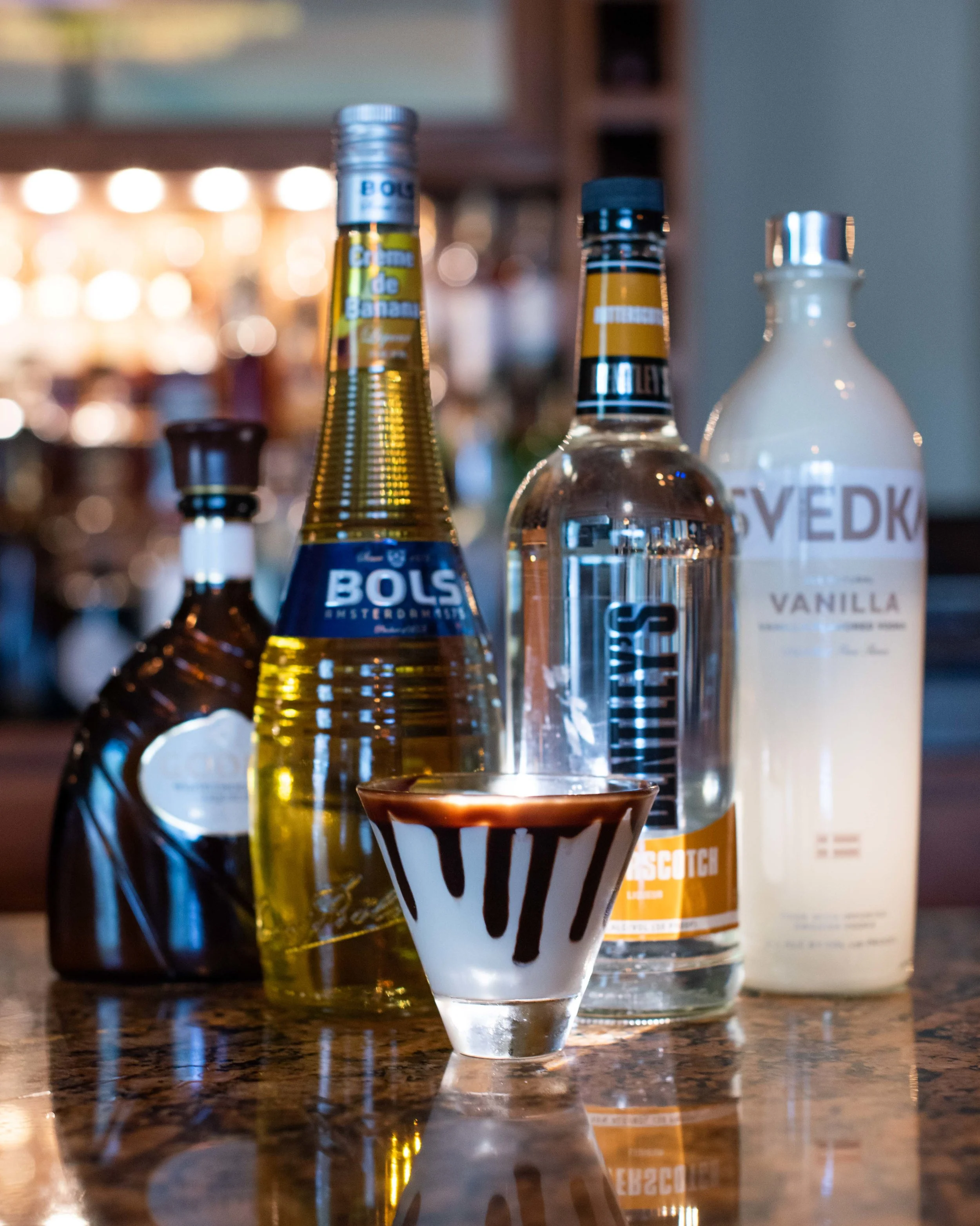Bananas Foster Martini