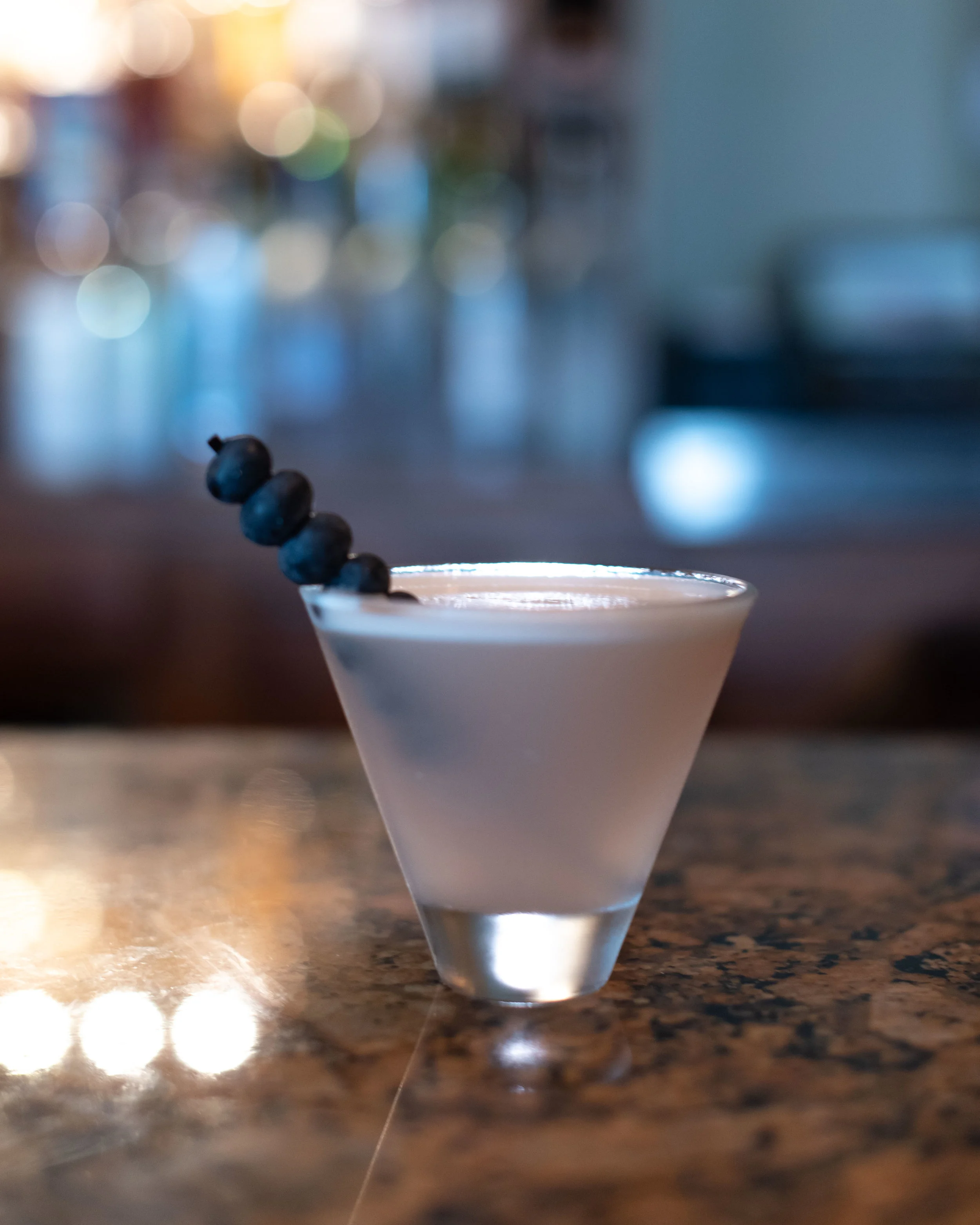 Blueberry Gin Smash