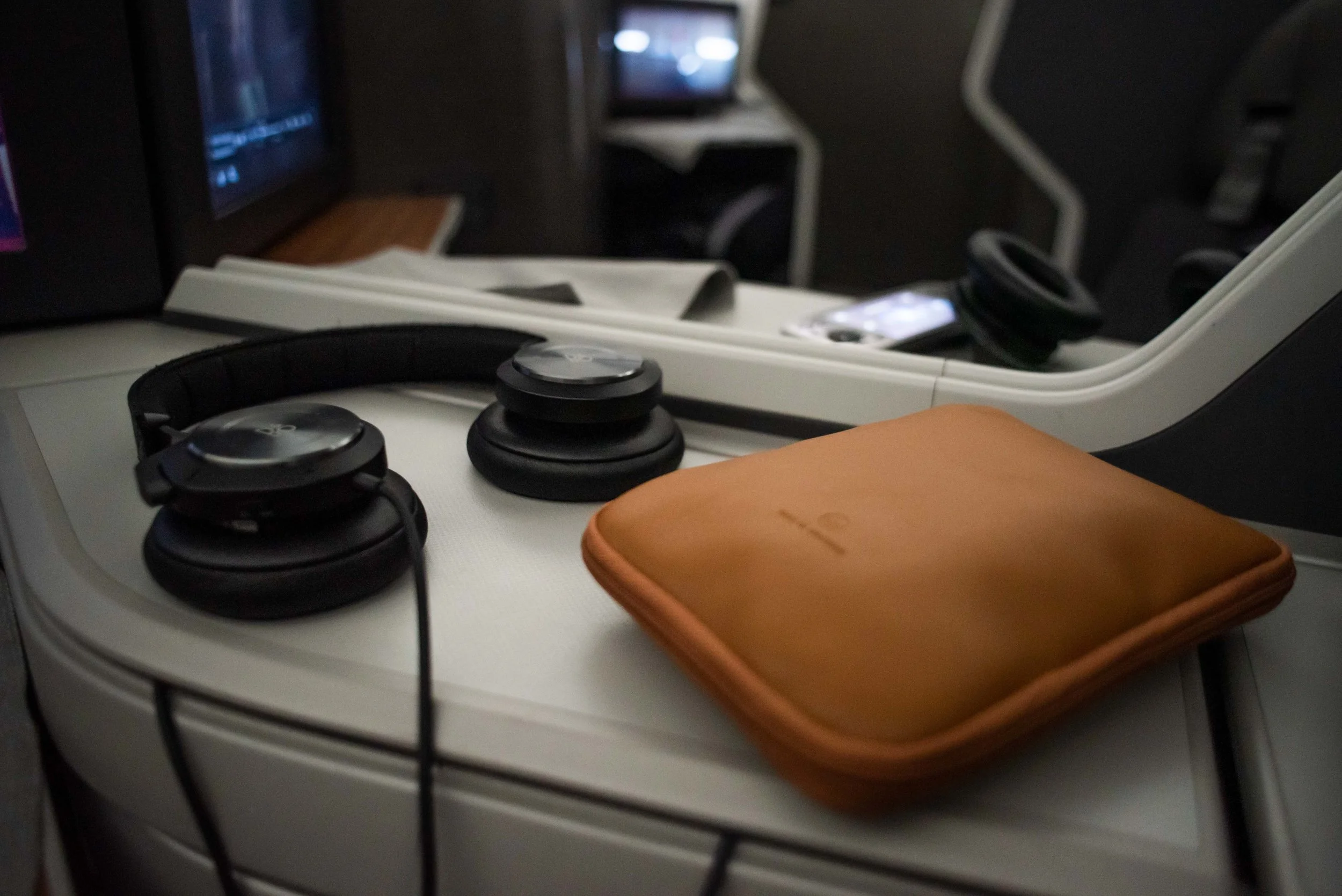 Headphones and amenity kits