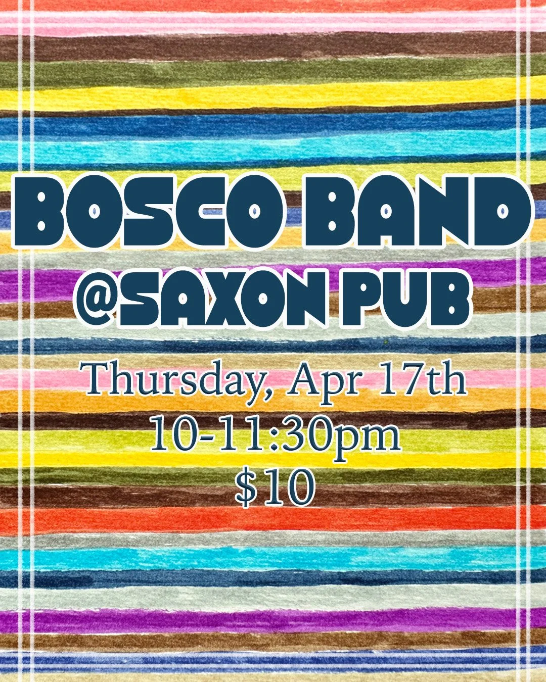 Bosco Band at Saxon Pub