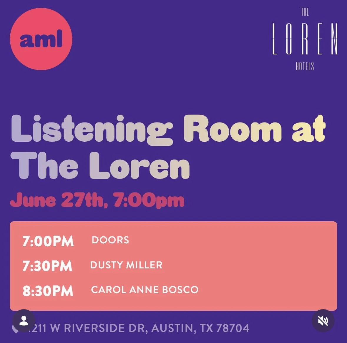 Listening Room at the Loren