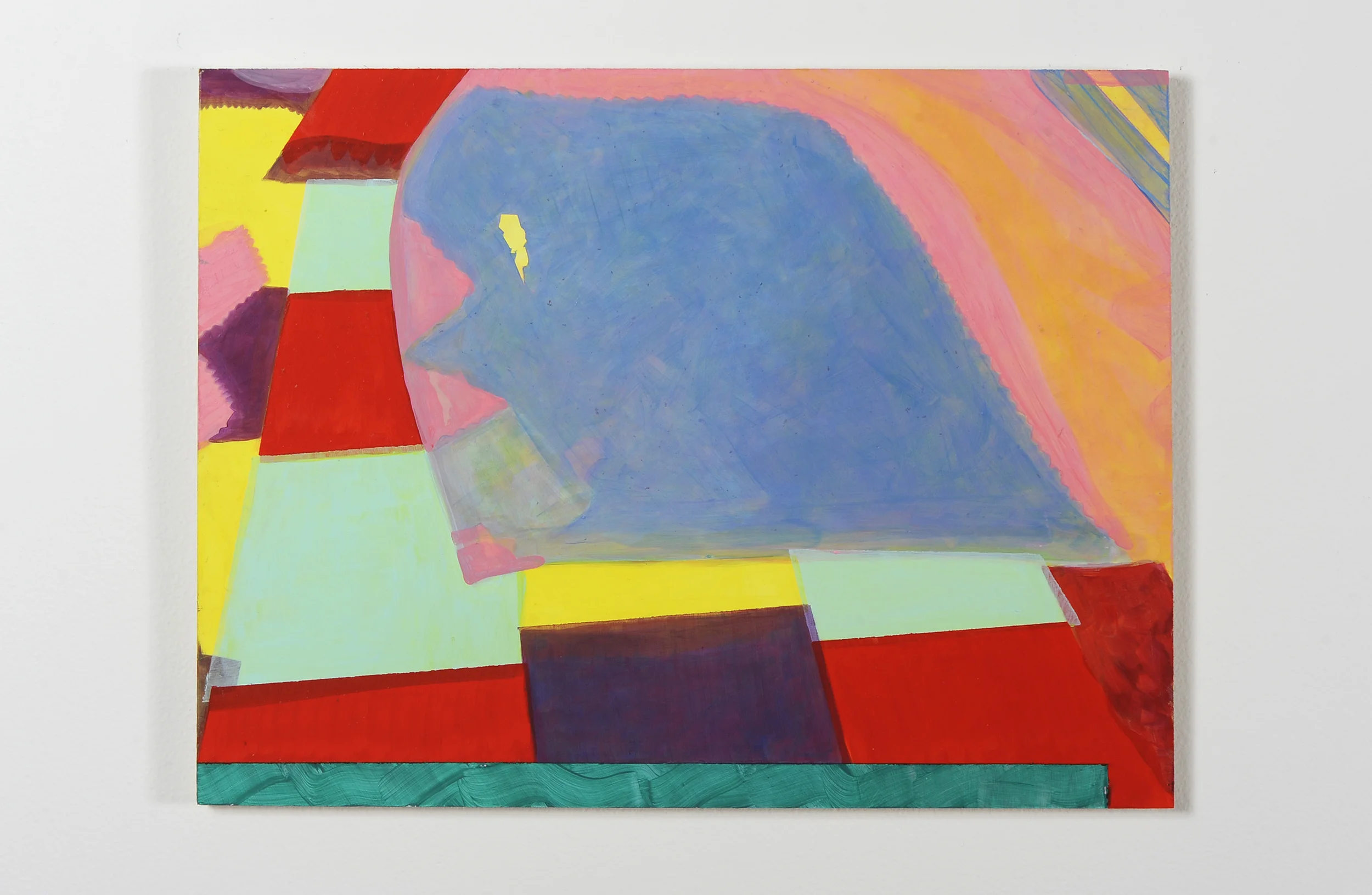   Furniture Painting (Afghan Kites)  2013  acrylic on ply 