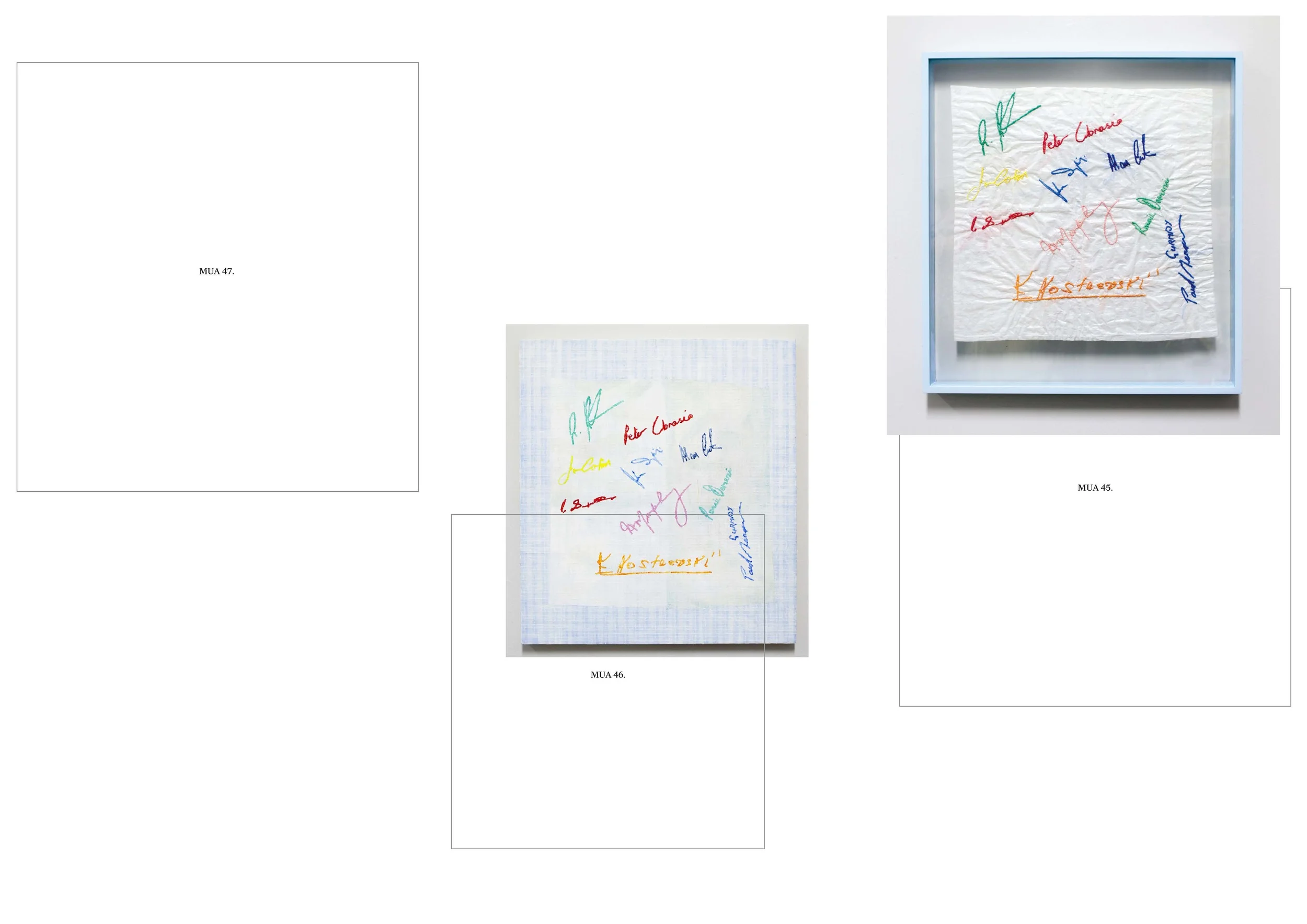  Catalogue with texts by FP, GC and Ian Morgan 