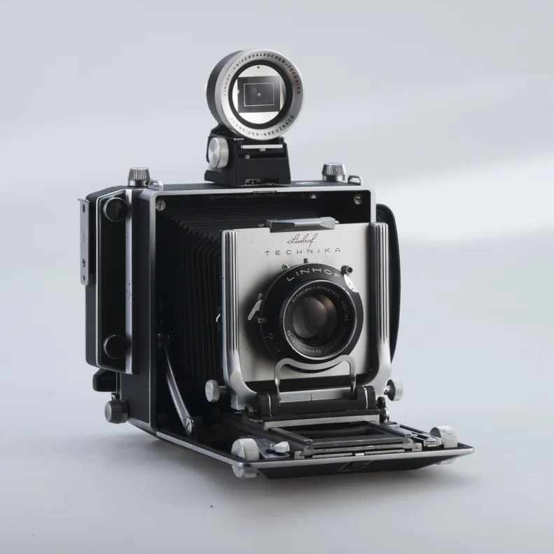 1956 Linhof Technika III Schneider 150mm f/5.6 Universal Finder