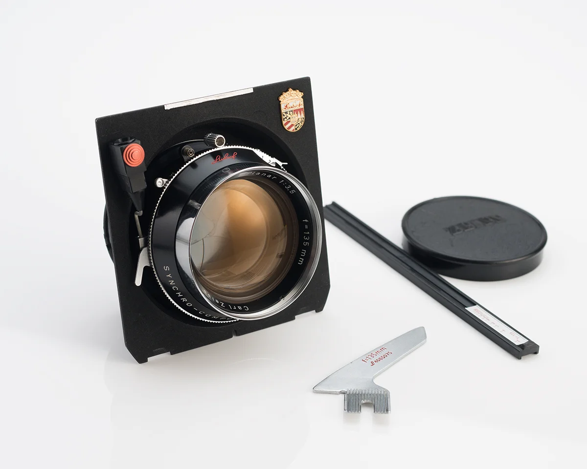 Linhof Selected Carl Zeiss Planar 135mm f:3.5 Master Technika 4x5 Laflex Camera Service_025.jpg