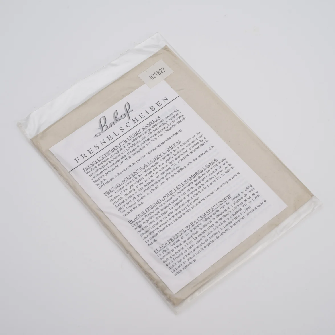 Linhof Brand New 5x7 Fresnel Bright Screen 021822 Original Genuine Authentic Laflex Camera Service.jpg