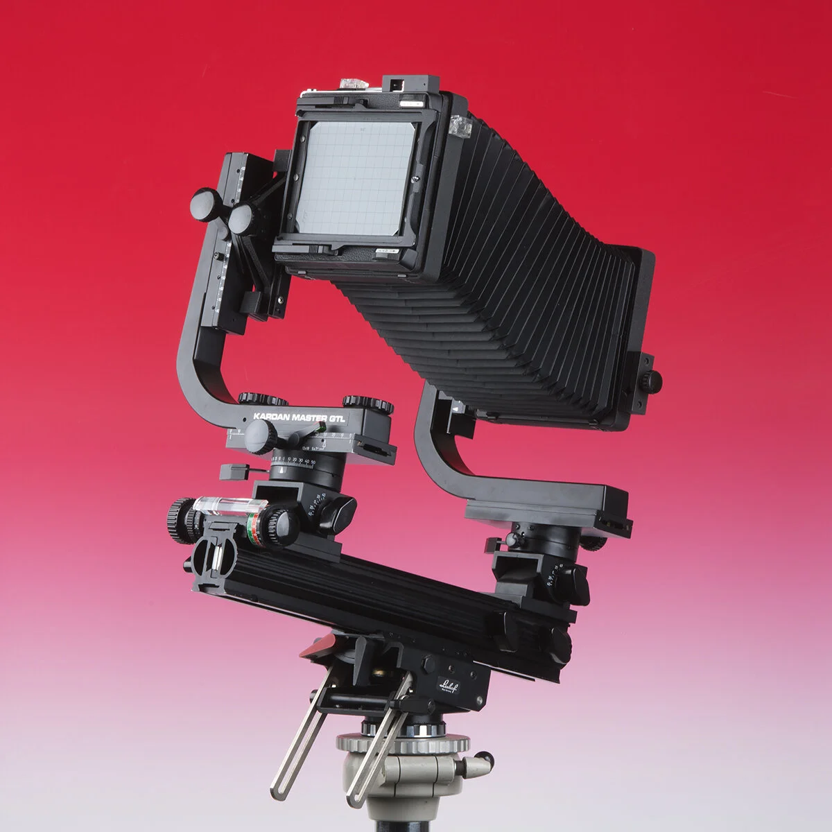 Linhof Master GTL 4x5 Studio View Monorail Camera Fully CLA New Bellows Wide Angle Bellows Pan tilt leveling head 4x5 Repair  Laflex Camera Service_020.jpg