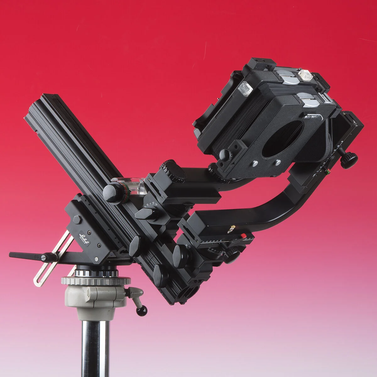 Linhof Master GTL 4x5 Studio View Monorail Camera Fully CLA New Bellows Wide Angle Bellows Pan tilt leveling head 4x5 Repair  Laflex Camera Service_023.jpg