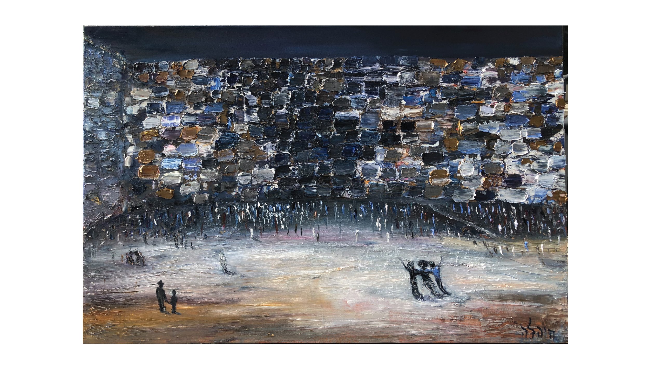 Midnight at the kosel II 30x45”