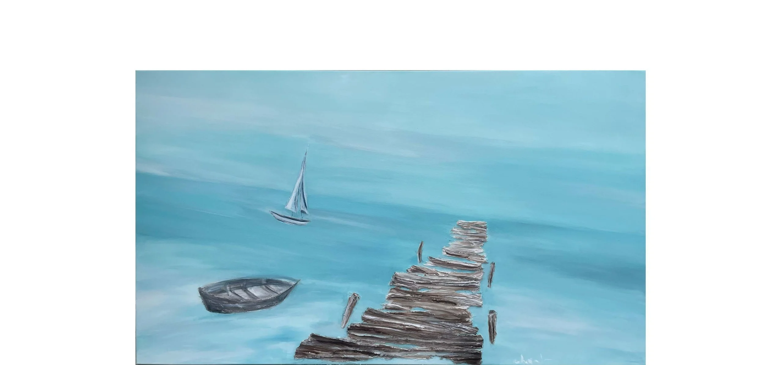 Dock at the Sea 30x52