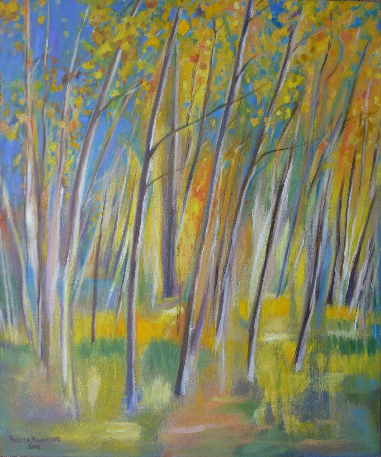 Sunlit Woods