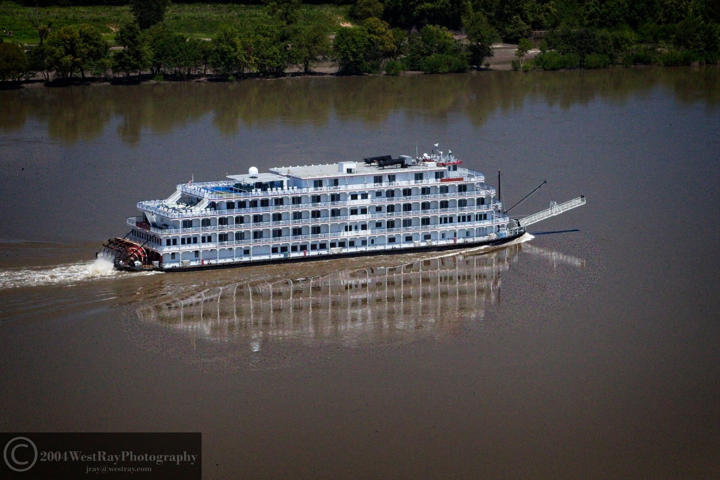 River Boat along the Mississippi River 2