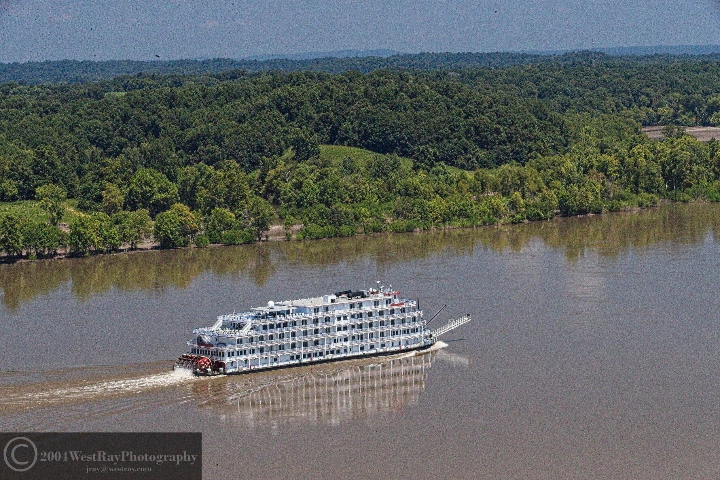 River Boat along the Mississippi River 1