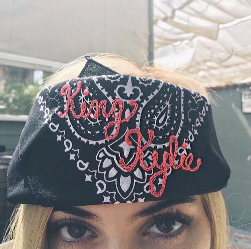 KYLIE JENNER CUSTOM BANDANA