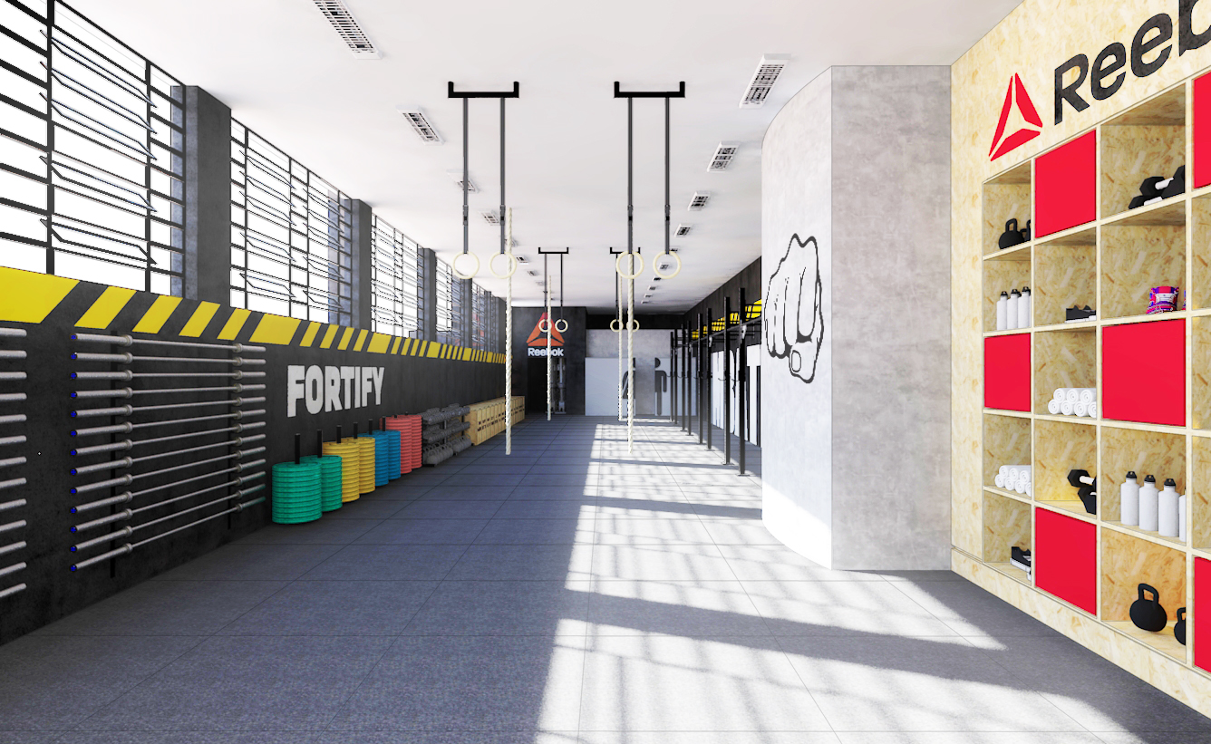 A área de treino da CrossFit Imbatível (São Paulo-SP) ilustra bem o que é um espaço organizado e livre