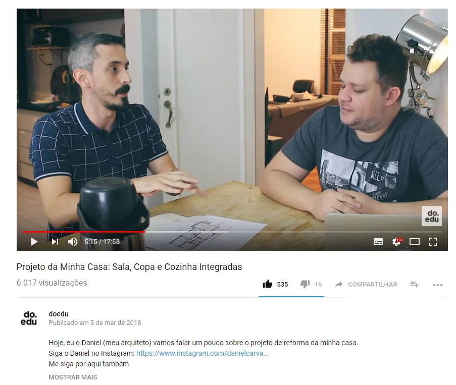 Estamos desenvolvendo uma reforma de casa muito especial para o Edu Mendes do blog Do Edu (antigo Homens da Casa)