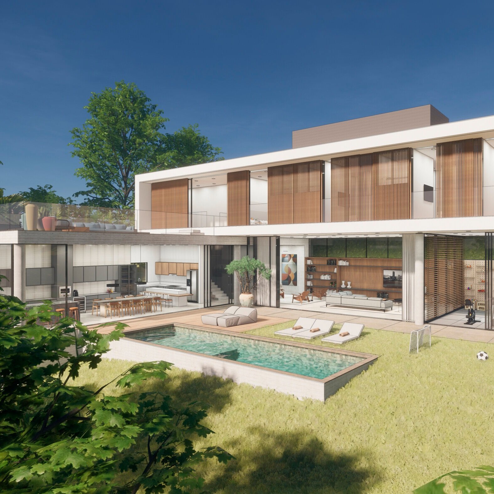 CASA COM 5 SUÍTES E VISTA DEFINITIVA