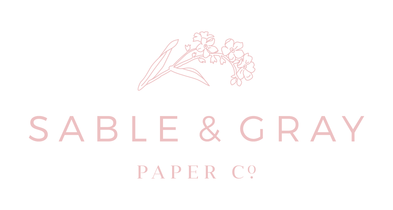 Sable & Gray Paper Co. | Custom Stationery, Heirloom Wedding Papers, and Fine Watercolors