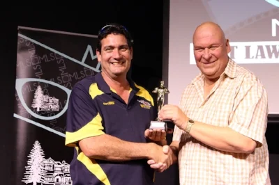 Above L-R: Glen Stagg from Mount Lawley Hardware and Eryk Matusik from Matusik Jewellers