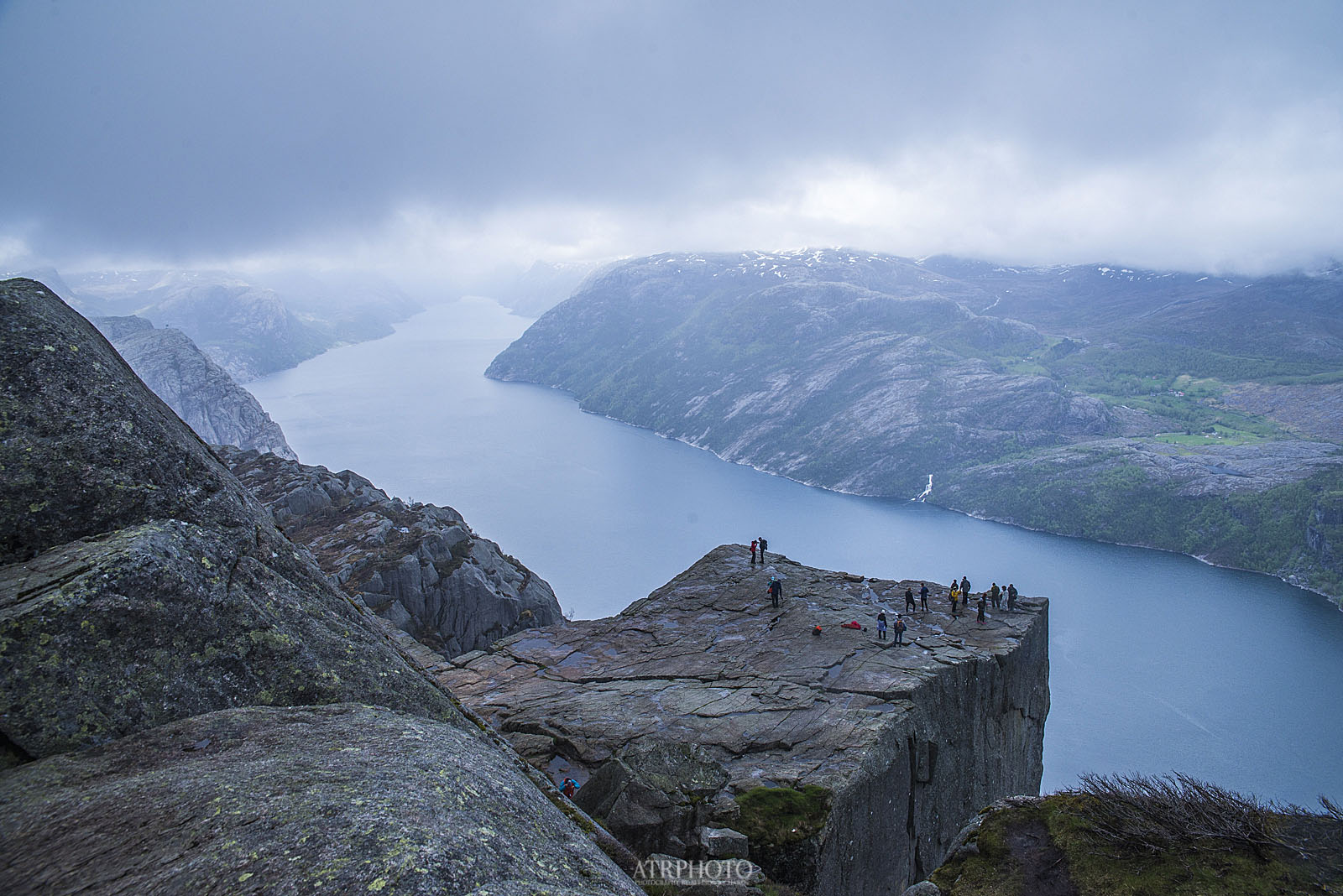 Preikestolen, Pulpit Rock from Above.
