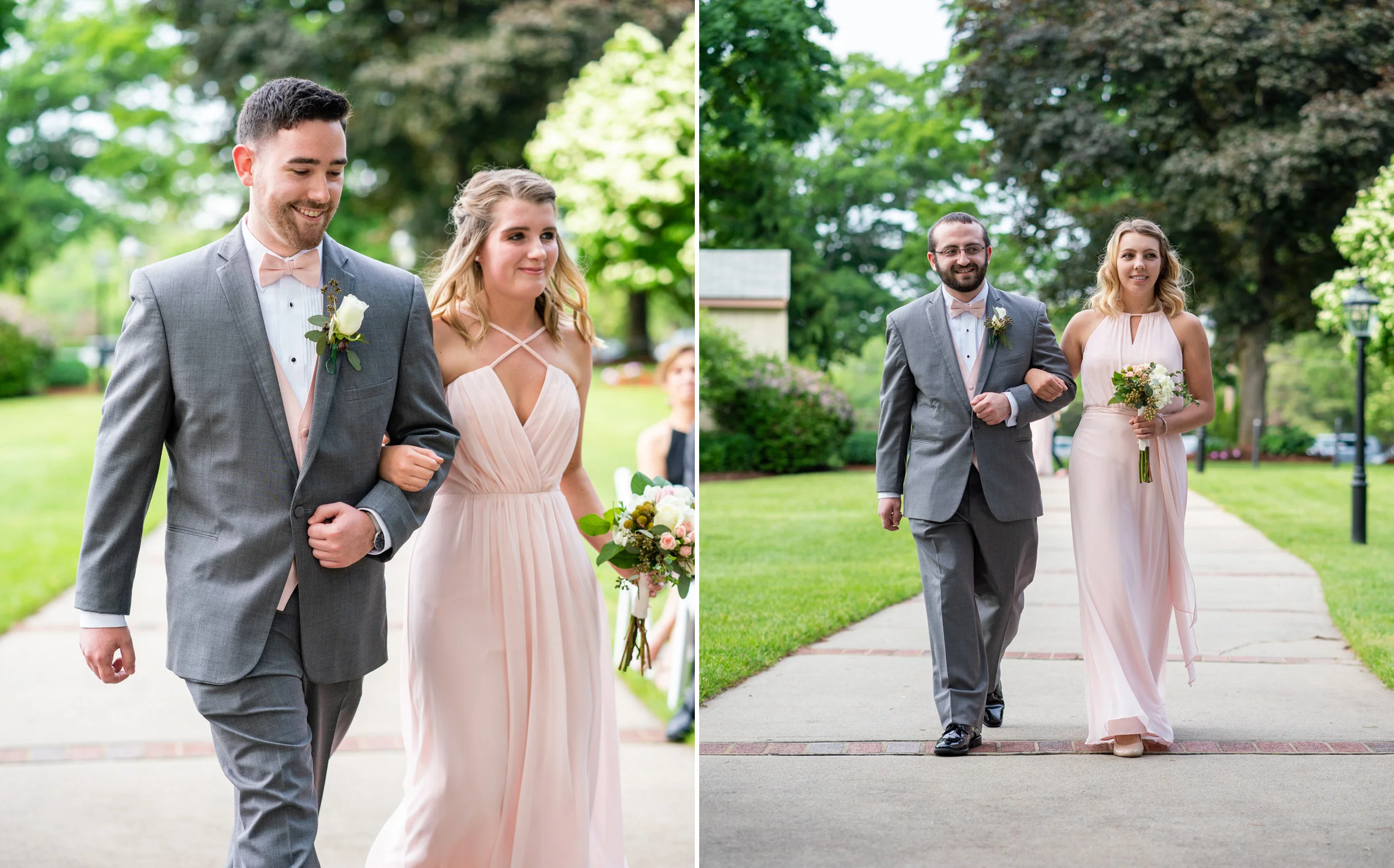 Walking down the aisle