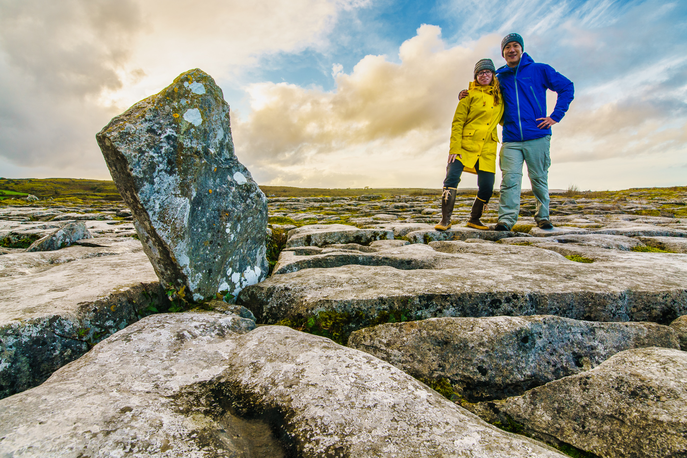 Paul and I in The Burren