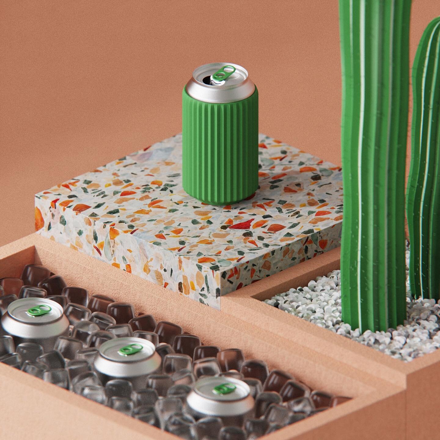 Cactus Koozie // using biomimicry to keep drinks cooler
&bull;
Koozies are great at keeping drinks cold in the summer but their simple design hasn&rsquo;t changed in decades. Is a foam cylinder really the best design? For this @design.workout I explo