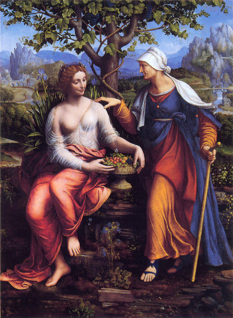   Vertumnus and Pomona  (1518–1522) by&nbsp;  Francesco Melzi  