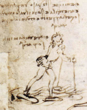 Of walking under water. Method of walking on water.