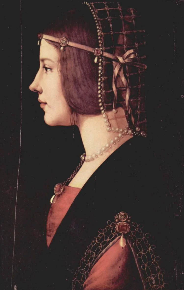Portrait of a Lady - Ambrogio de Predis (possibly with Leonardo)