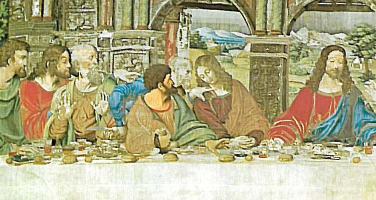 Laure Fagnart Tapestry Flemish manufacture, Vatican Museums, dated from Laure Fagnart between 1505 and 1515