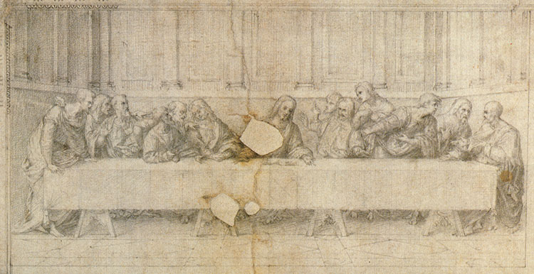 L'Auxerrois Copy A sketch for a copy of St. Germain l'Auxerrois, Paris - beginning of 1500. Once thought to be Bramatino in 1503