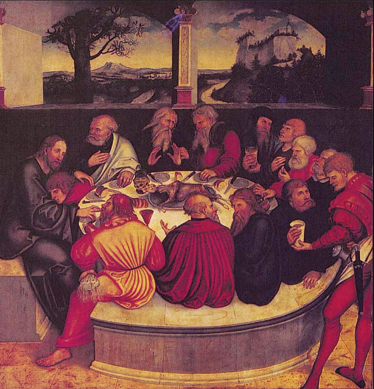   The Last Supper - Lucas Cranach the Elder, 1547  