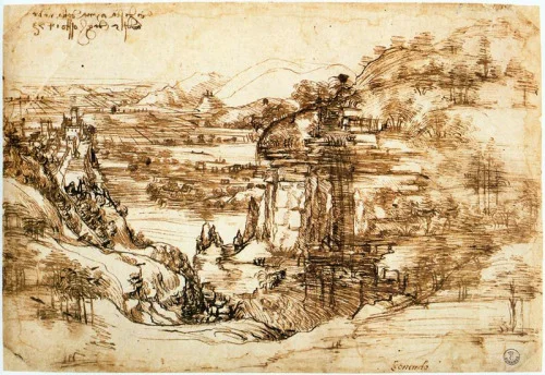 Written on front: “On the day of the Madonna of the Snow, on the 5th day of August 1473” Written on back: “Io morando dant sono chontento" - “I morando dant am happy…”