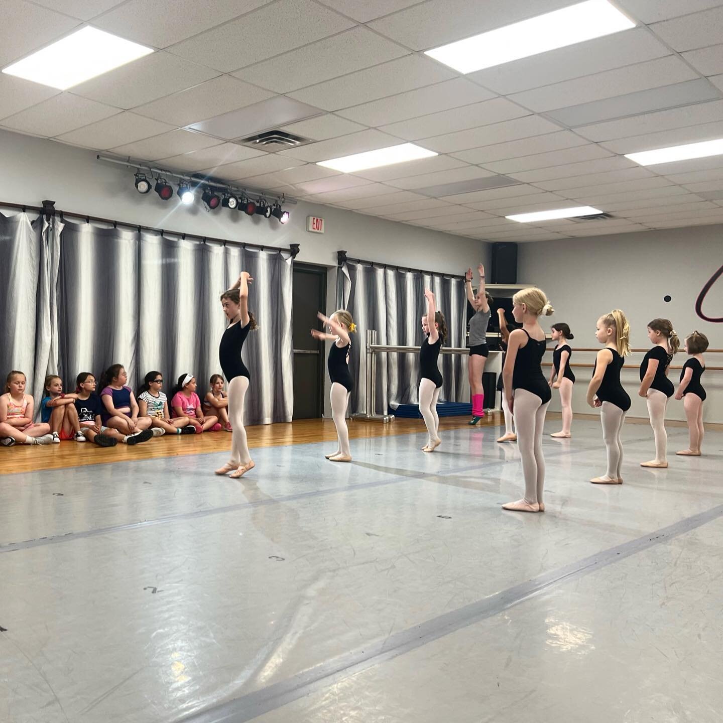 More recital practice! Dancing for an audience &amp; with the bright lights. #csodrecital #dancers #dancerecital #csidy #idanceatcindys #dancestudio #allentx #fairviewtx #lucastx