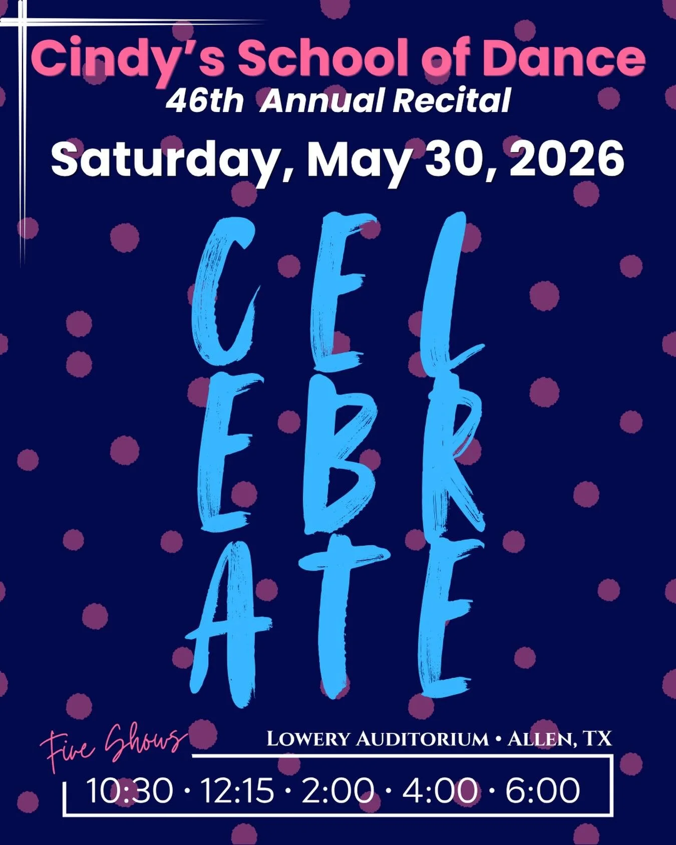 It&rsquo;s RECITAL DAY! 🩷🩵💙 Who is ready for stage?!? We know we can&rsquo;t wait to see you. Follow along in stories for backstage views and login to the livestream to watch from anywhere! Link in stories!