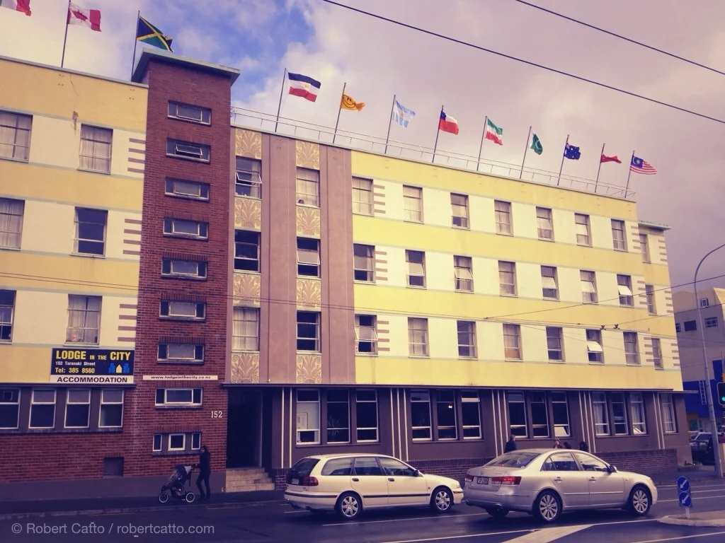 Nice light on Taranaki St this morning...