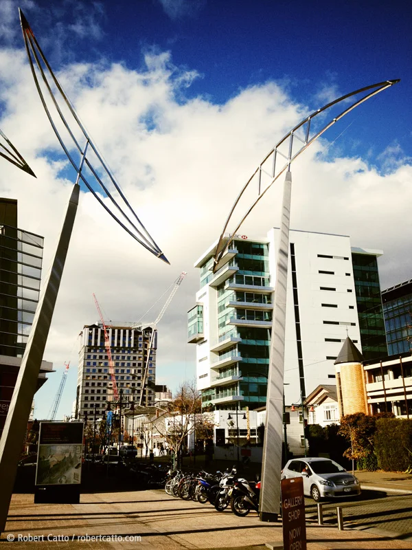 Christchurch Art Gallery last week (with 645 Pro, Snapseed and iPhone 4S)