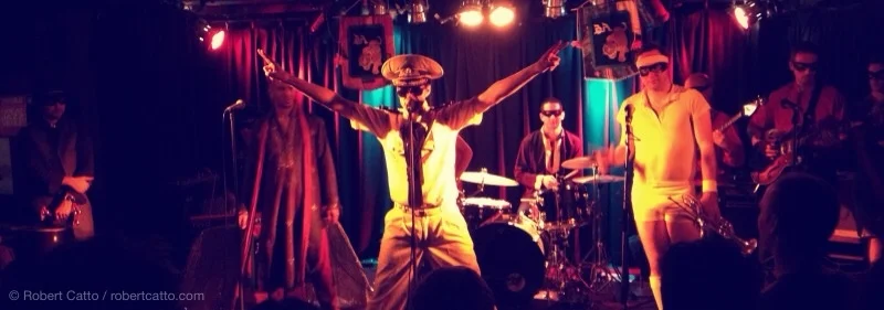 Bombay Royale at The Basement, Sydney (with 645 Pro and Snapseed for iPhone 4S)