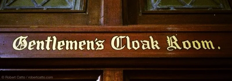 Gentlemen's Cloak Room, Sydney (with 645 Pro and Snapseed for iPhone 4S)