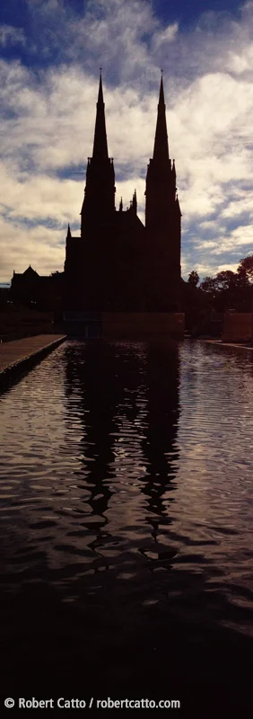 St Mary's Cathedral, Sydney (with 645 Pro and Alien Skin Exposure 4)