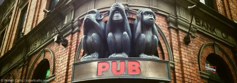 Monkey Pub, Sydney (with 645 Pro & Snapseed for iPhone 4S)