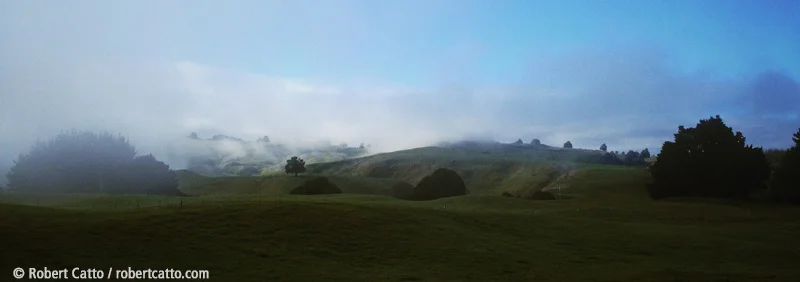 North Island Panorama #1: Taumarunui (with 645 Pro and Snapseed for iPhone 4S)